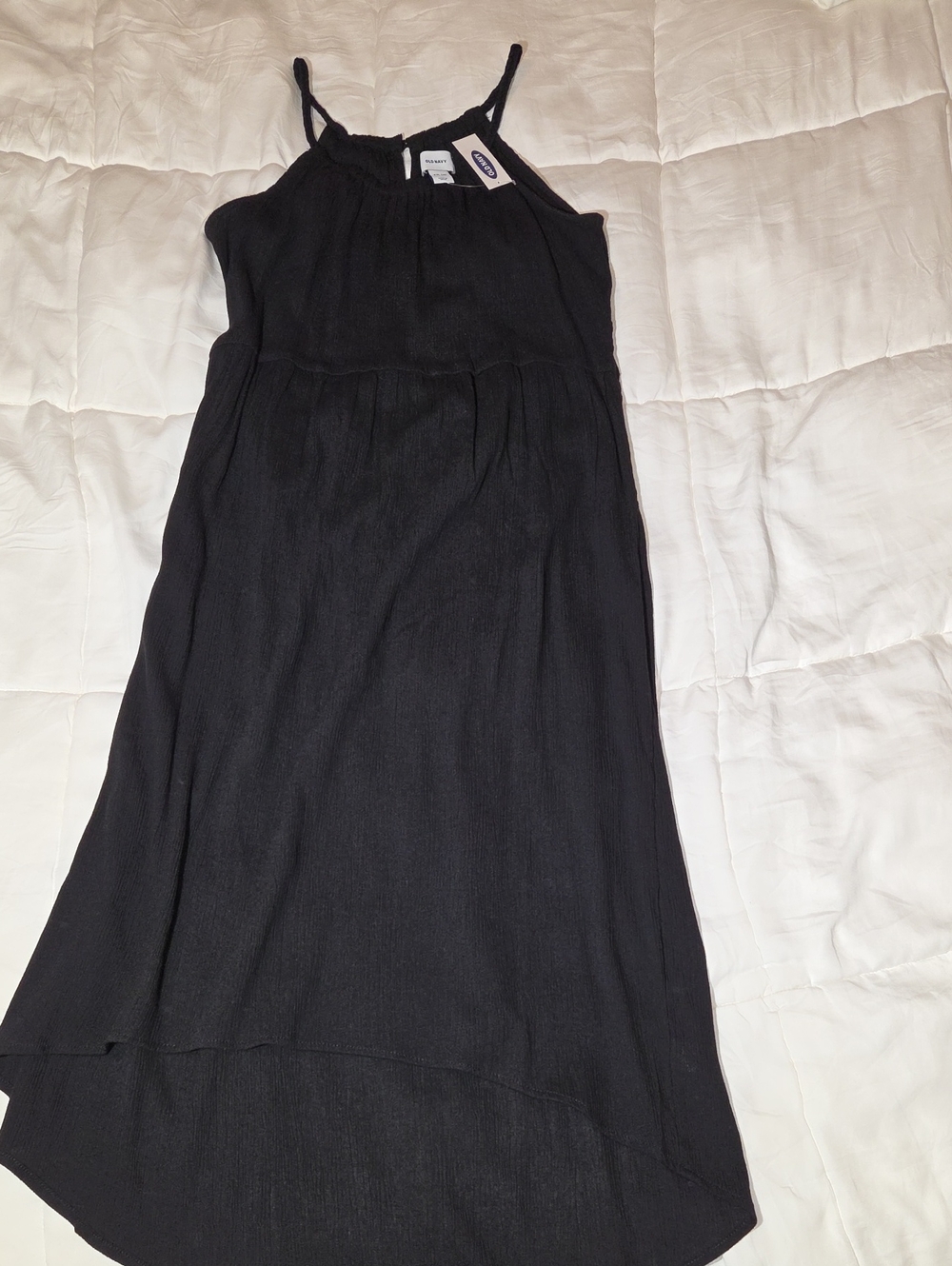 Old Navy Black High-Low Tank Dress for Girls